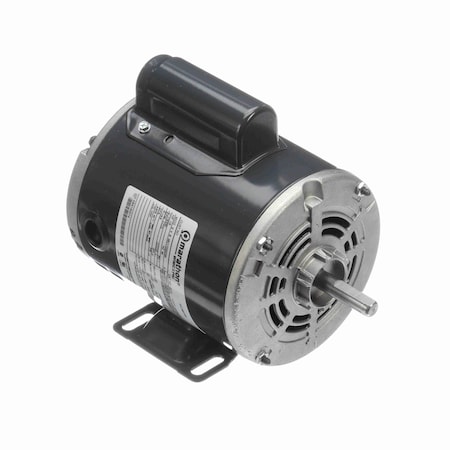 Leeson Motor 0.33 Hp General Purpose Motor, 1 Phase, 1800 Rpm, 115/230 V, 48 Frame, Odp S010